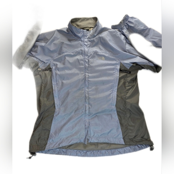 The North Face Blue Wnd Grey Windbreaker. Womens MED - Picture 3 of 10